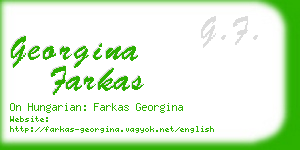 georgina farkas business card